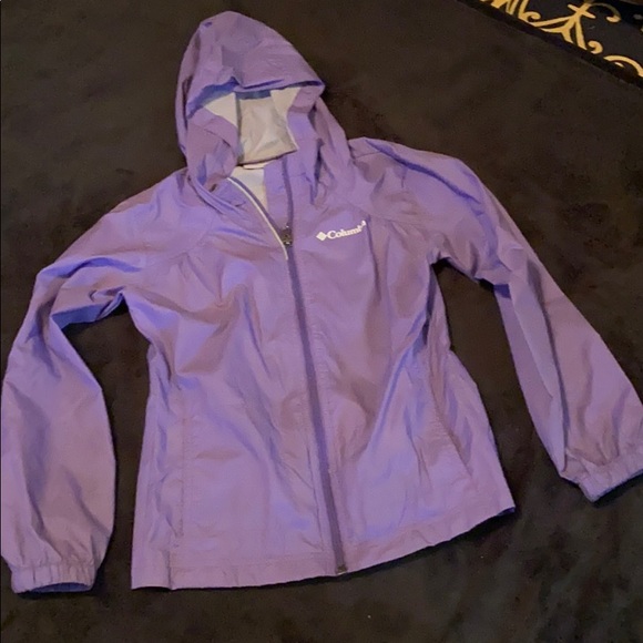 Girls Columbia rain jacket